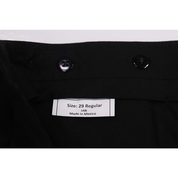 Jos A Bank Black Formal Tuxedo Dress Trousers Pants Stretch 30x29 - Picture 8 of 8